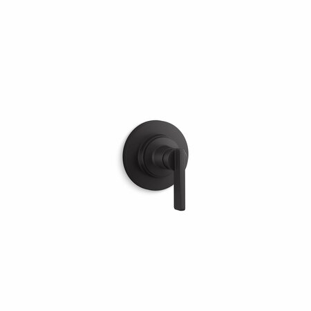 KOHLER Mastershower Transfer Valve Trim With Lever Handle in Matte Black T35921-4-BL